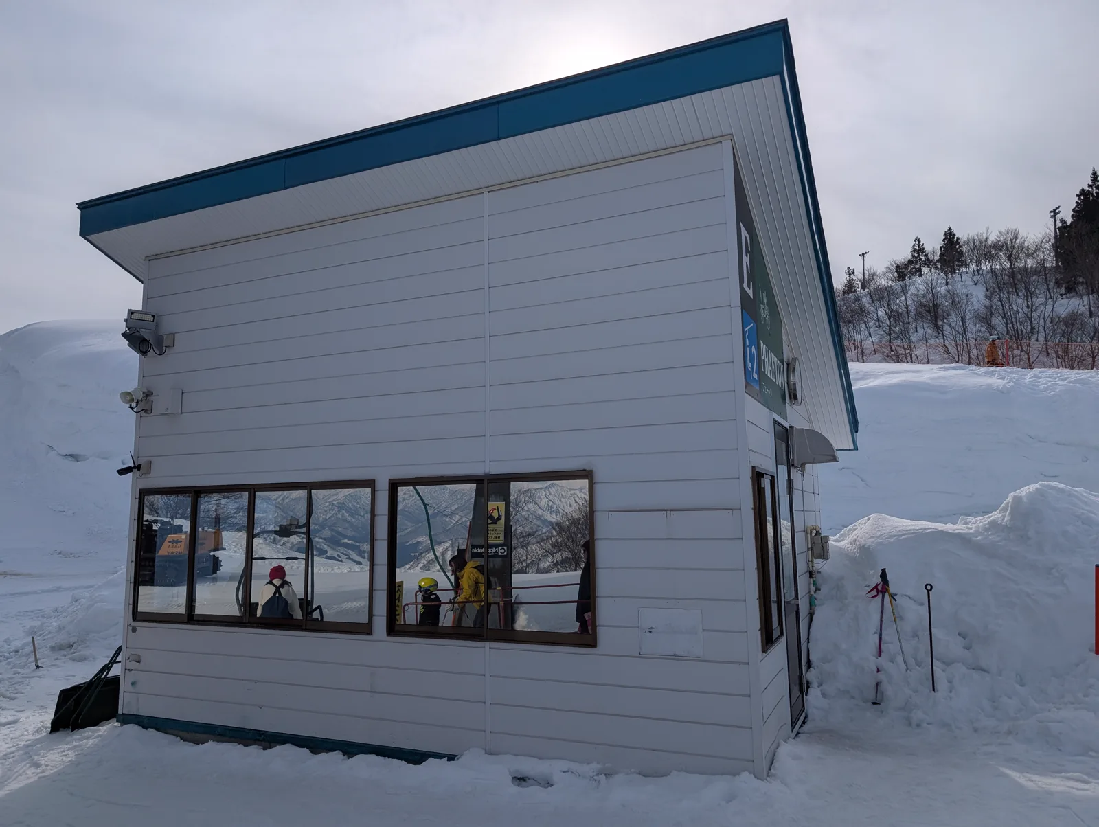 Snow-covered terrain at GALA Yuzawa